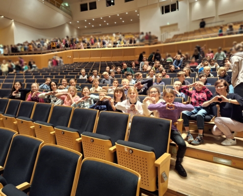 Kinder Im Konzertsaal
